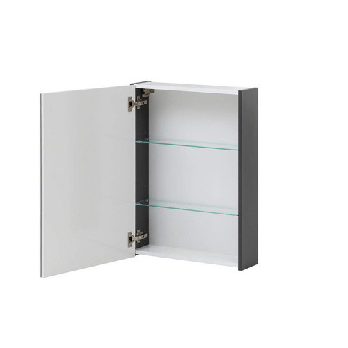 Schildmeyer Spiegelschrank Cosmo anthrazit, 1-türig, B/H/T: 50 x 70,7 x 16 cm - Bild 2