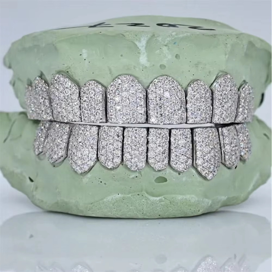 Anztilam Grillz, Messing, Zirkonia, Unisex - Bild 3