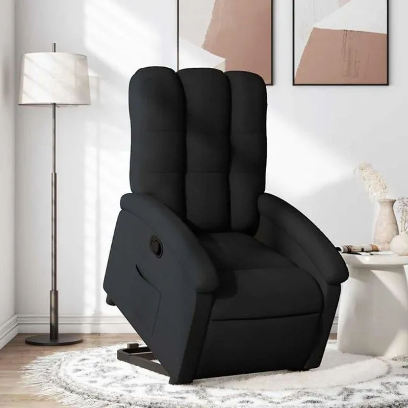 Vidaxl Aufstehhilfe für Sessel für Senioren, Schwarz, Stoffbezogen - Bild 1
