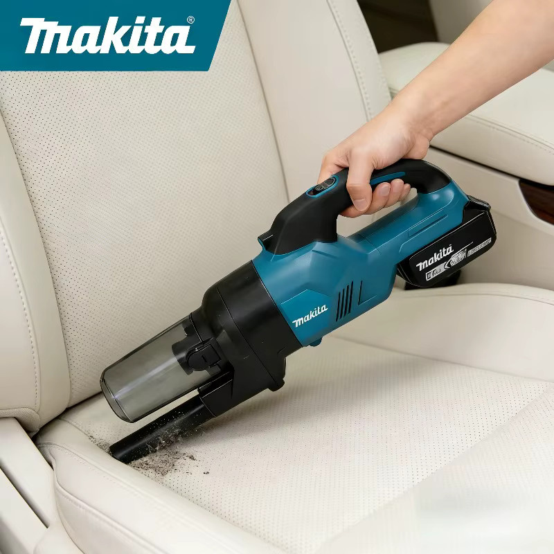 Makita Elektrischer Akku-Staubsauger für Haushalt und Industrie, Blau, 18V - Bild 5