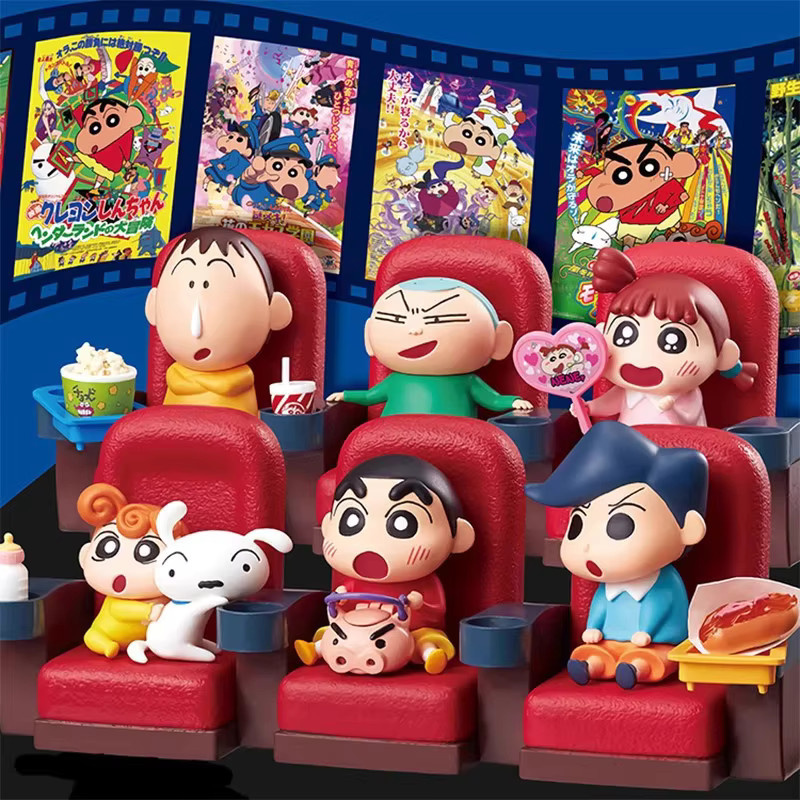 RE-MENT Crayon Shin-chan Kasukabe Kino Theater, Miniaturszene, Blind Box - Bild 2