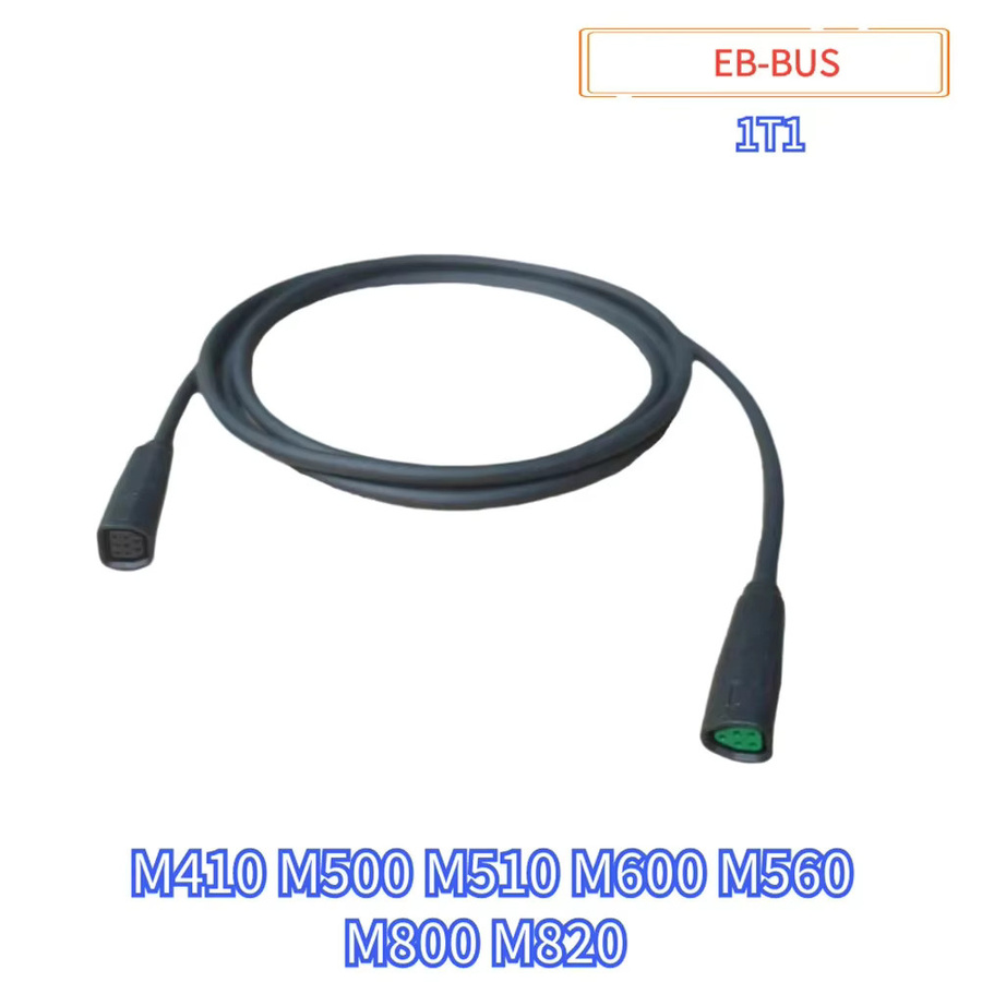 Bafang E-Bike Motor Display Kabel mit 1T1- und 1T2-Anschluss in Schwarz für M410 M500 M510 M600 M800 M820 M560 - Bild 2