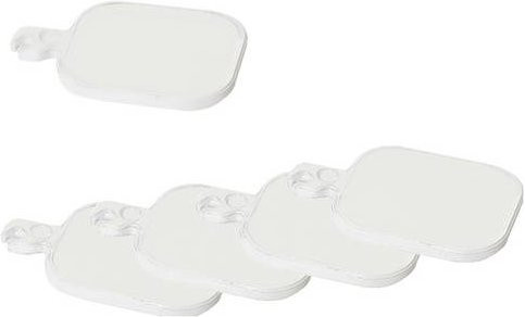 Hensel Beschriftungsschild 62000144 Weiß B: 4,7 cm, H: 2,9 cm - Bild 1