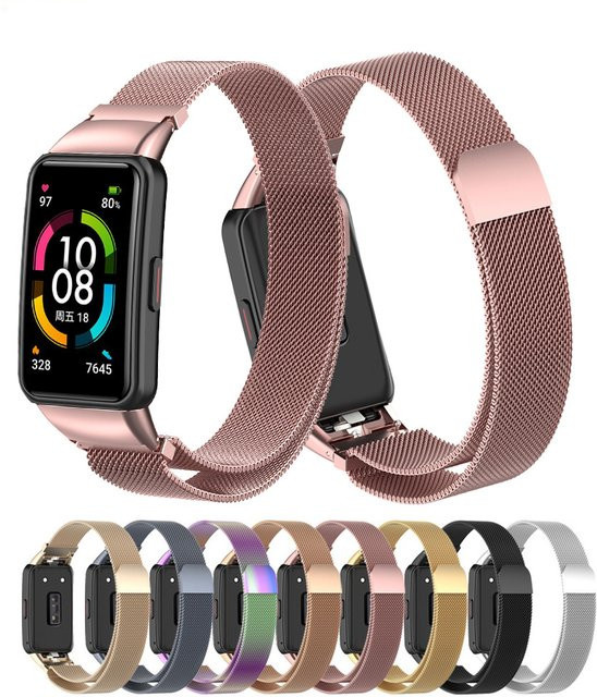 Uhrenarmband Edelstahl, Unisex, für Huawei Band 6/6 Pro - Bild 1