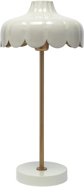 PR Home Wells Tischleuchte aus Metall in Beige und Gold, B/T/H: 24 x 50 x 50 cm - Bild 1