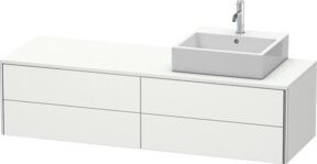 Duravit Waschtischunterschrank XSquare in Weiß, B/T/H: 160 x 40 x 40 cm - Bild 1