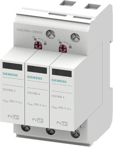 Siemens Überspannungsableiter 5SD7483-0KK02 in Weiß - Bild 1