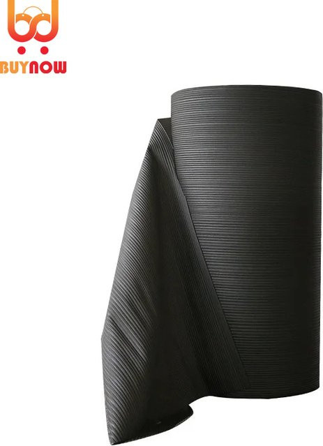 EPE Schwarze Perlbaumwolle Rolle, 2mm Schaumstoffgefüllte Baumwollverpackungsfolie zur Stoßdämpfung, Farbe: Schwarz - Bild 1