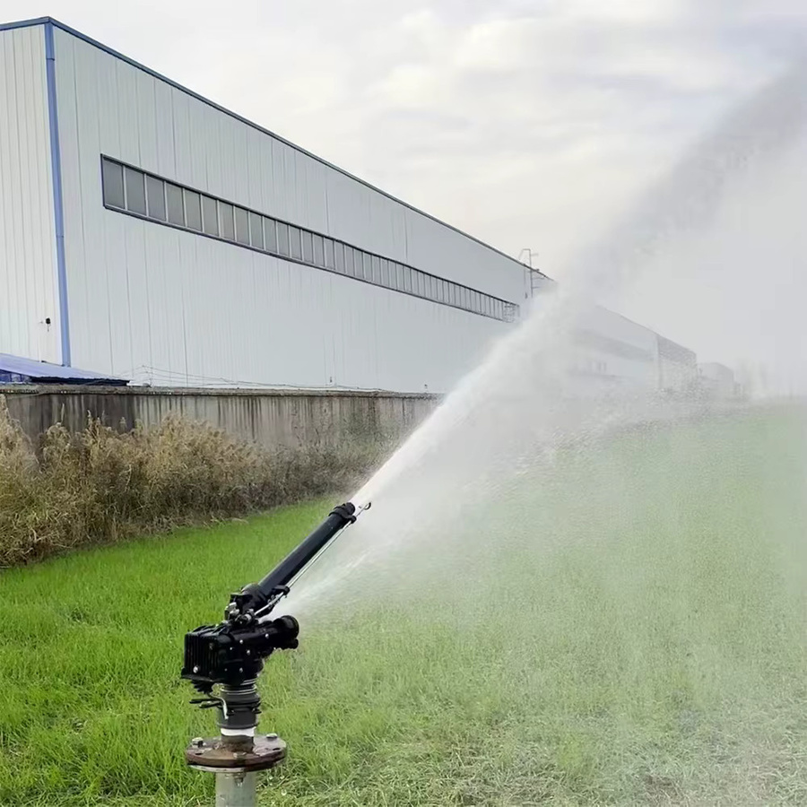 Automatische rotierende Turbinen-Spritzpistole für die Bewässerung und Landschaftspflege, Schwarz, 0-48 Grad - Bild 4
