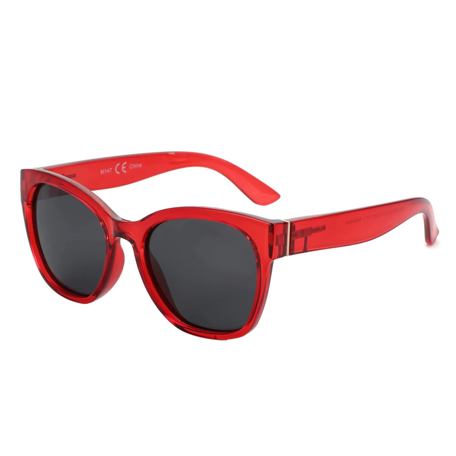 BLUEMOKY Spirited Sonnenbrille Cat Eye, rot, Vollrand, Kunststoff, Damen - Bild 2