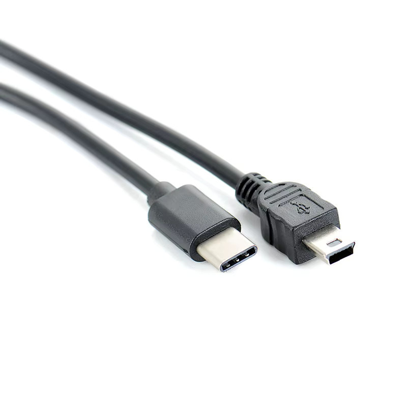 USB-C auf Mini-USB-OTG-Kabel für Canon EOS Kameras in Schwarz zur Bild- und Videobearbeitung am Smartphone - Bild 2