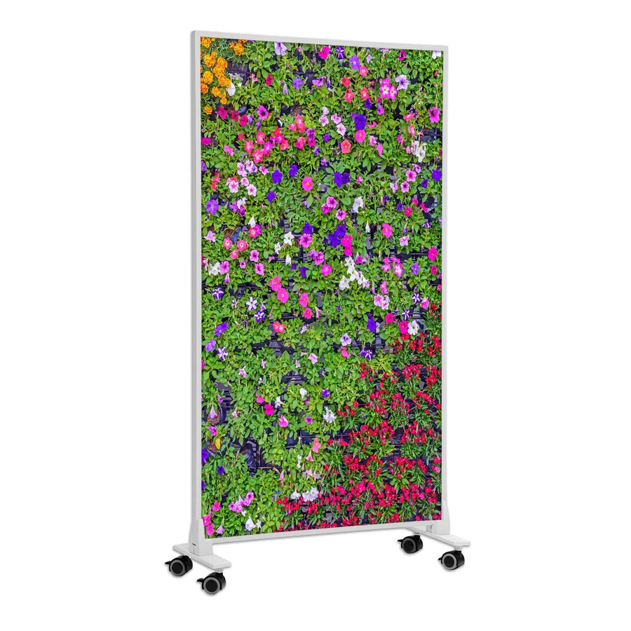 Könighaus Infrarotheizung Blumenbeet mit Rollen, 1.000 W, Weiß - Bild 2