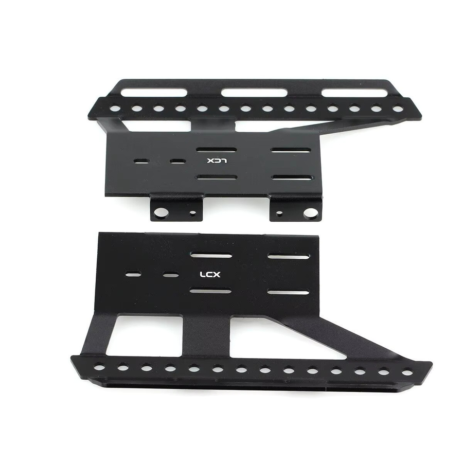 LCX Racing Aluminium Rock Sliders Side Step Fußplatte, Zubehör, Schwarz - Bild 3