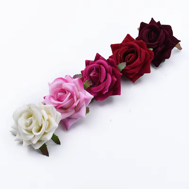 100 Stück künstliche Rosen in Multicolour für Hochzeiten und Wanddekorationen - Bild 2