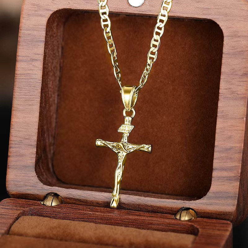 Huitan Halskette, Kreuz Design, Unisex - Bild 1