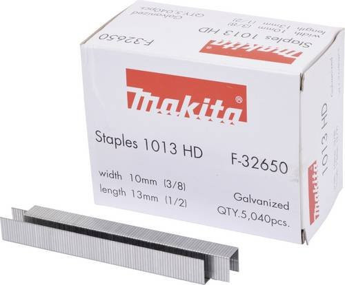 Makita Tackerklammern F-32650 verzinkt Silber L: 13 mm, B: 10 mm - Bild 1