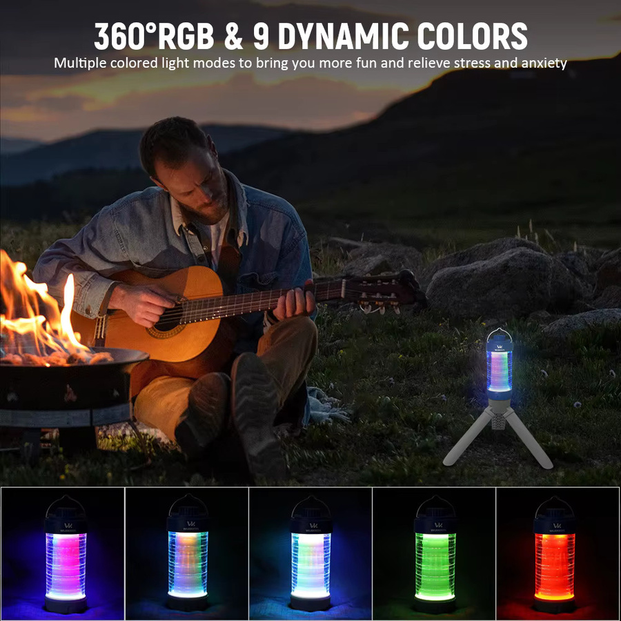 Wurkkos CL01 LED Camping-Umgebungslicht mit 550 Lumen, wiederaufladbar, magnetisch und wasserdicht, Farbe Weiß - Bild 6