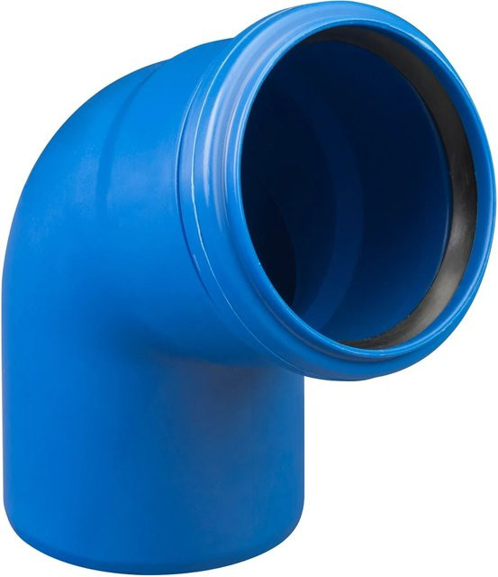 Marley HT Silent Abwasser-Rohrsystem Bogen DN 110/67 Grad in Grau und Blau - Bild 1