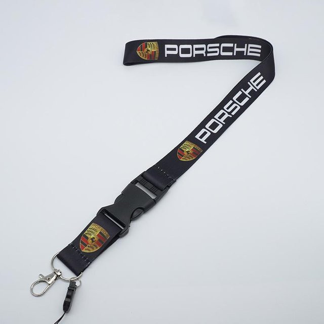 Porsche Schlüsselanhänger Lanyard, schwarz, Unisex - Bild 1