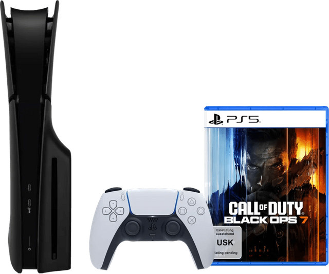 Sony PlayStation 5 Slim mit Laufwerk inklusive Call of Duty: Black Ops 6 in Schwarz - Bild 1