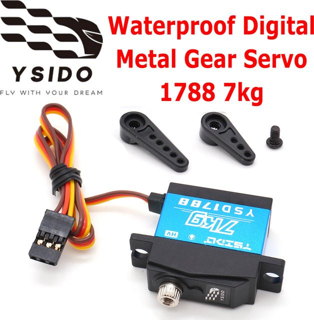 SIDO Digital Metallgetriebe YSD1788 7KG Rahmen-Servo, Halb-Aluminium, Wasserdicht - Bild 1