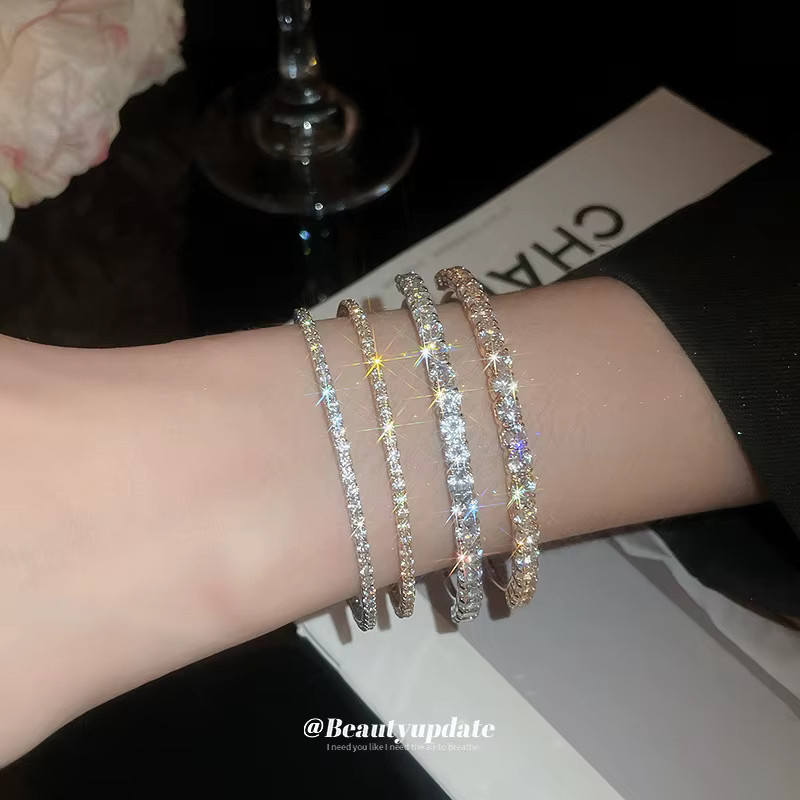UOSU Offenes Armband, Diamant, Zirkonia, Damen - Bild 3