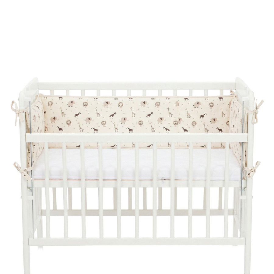 Fillikid Nestchen für Beistellbett Nino Africa in Creme und Beige, B: 175 cm, H: 26 cm - Bild 1