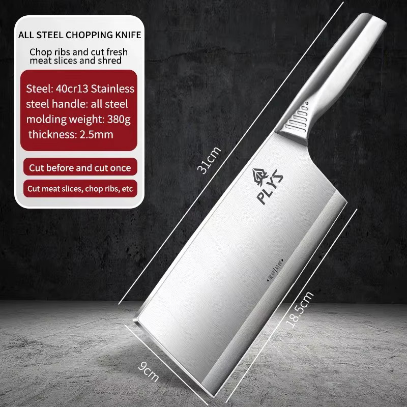 Seiko Forged Chef Cleaver Mehrzweck-Küchenmesser aus Edelstahl in Silber - Bild 6