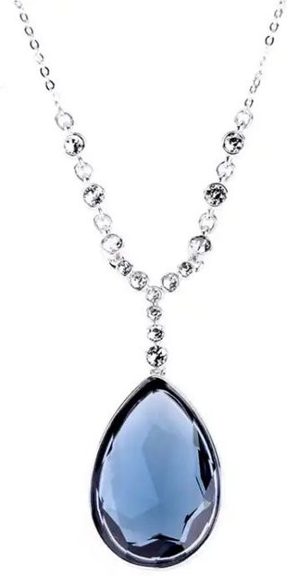 Swarovski Meringue Halskette, Silber, Kristall, gray, Damen - Bild 1