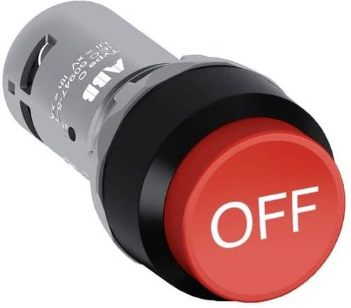 ABB CP9-1034 Tastschalter in Rot aus Kunststoff - Bild 1
