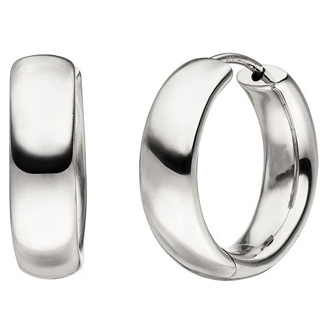 Colfem Creolen 925 Sterling Silber, Unisex - Bild 1