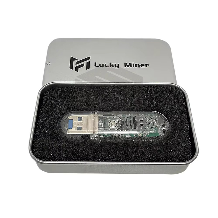 Minerfixes USB Bitcoin Miner LV03 Lucky Miner 250KH/s Mini BTC Solo Lottery ASIC Miner NerdMiner V2 Style - Bild 2