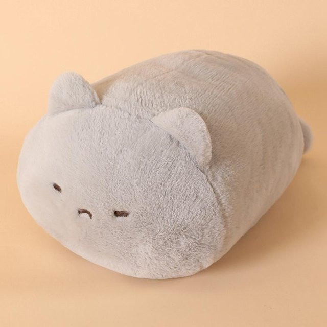 Yiran toy Fette Katze Plüschkissen, Grau Orange Schwarz, ab 14 Jahren - Bild 1