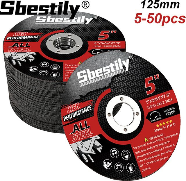 Sbestily Kreissägeblatt Set für Metall, Holz und PVC, Durchmesser: 125 mm - Bild 1