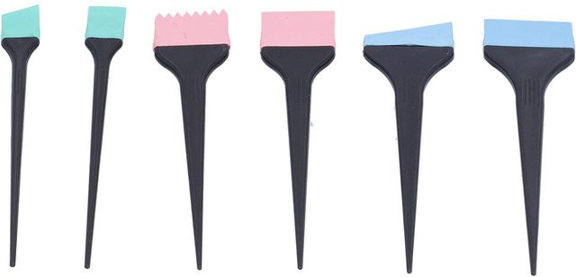shoemst Haarfärbepinsel Set, 6 Stück, weiß - Bild 1