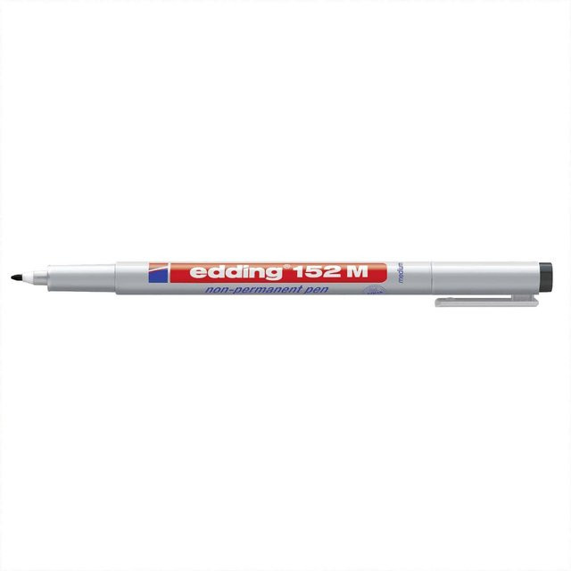 Edding Folienstift 152M non-permanent in Schwarz mit 1,0 mm Strichstärke - Bild 2
