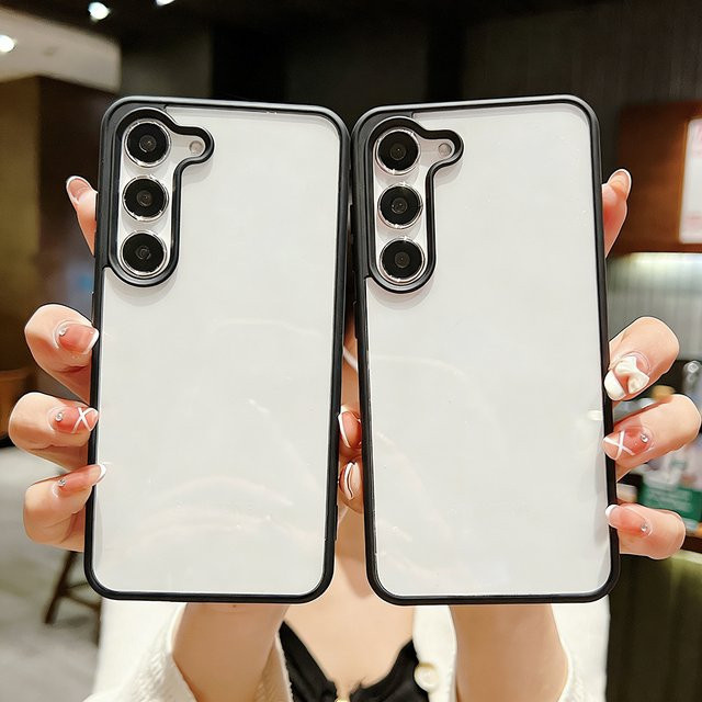 AKABEILA Stoßfeste Bumper-Handyhülle aus Acryl in Transparent für Samsung Galaxy S26 Ultra S25 S24 S23 FE A56 A55 A26 A25 A07 A16 A17 A36 A35 A06 - Bild 1