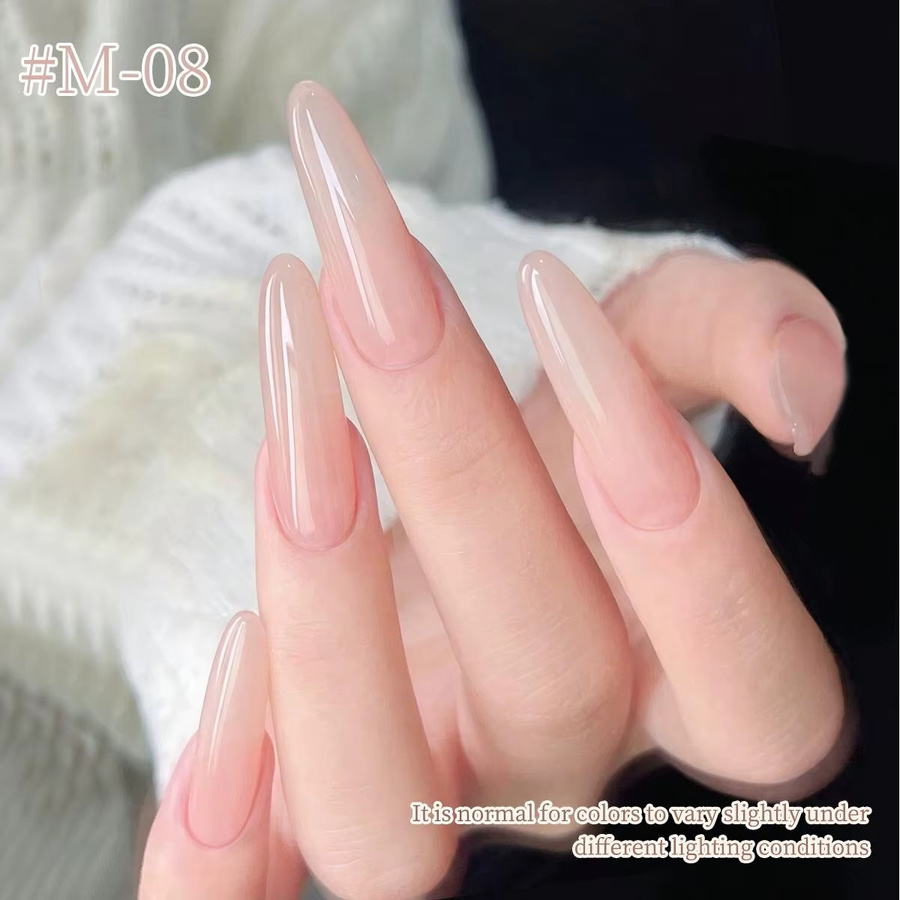 XEIJAYI Nude Gellack Set, 6-teilig, glänzend - Bild 3