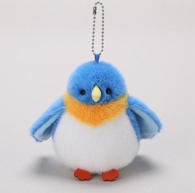 TreasuringU Niedliche Vogel Plüschtier Anhänger, 12cm, Bunt - Bild 1