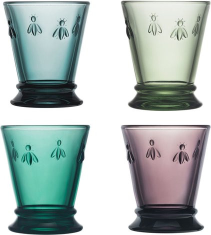 La Rochère Wassergläser Biene Abeille 4er Set bunt 260 ml pro Glas - Bild 1