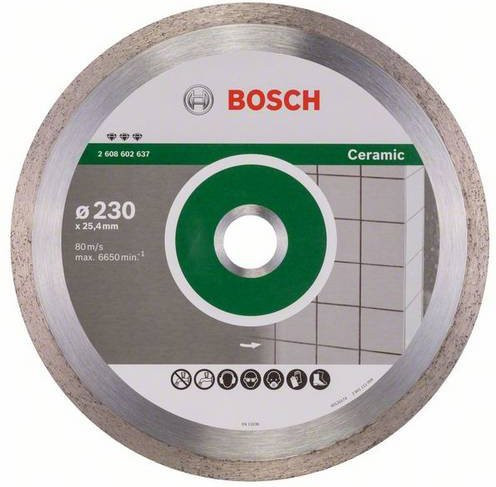 Bosch Diamanttrennscheibe Best for Ceramic Durchmesser: 230 mm - Bild 1