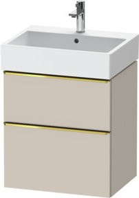 Duravit Waschtischunterschrank D-Neo in Taupe, Wandmontage, Glänzend - Bild 1