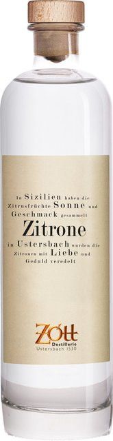 Zott Zitrone Destillat, Deutschland, 50,5% Vol., 0,5 l - Bild 1