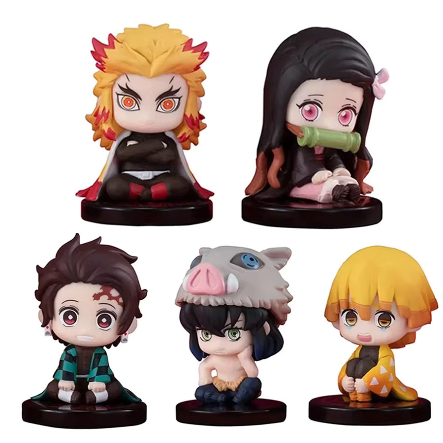 Bandai Kimetsu no Yaiba Q Version Tanjiro Inosuke Zenitsu, Modell Puppe, Einzelfigur - Bild 4