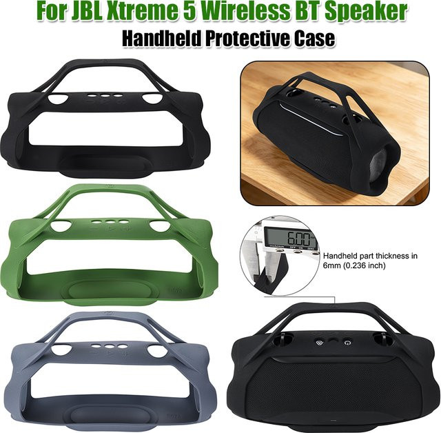 Silikon-Schutzhülle für JBL Xtreme 5 in Schwarz oder Blau - Bild 1