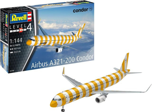 Revell Airbus A321-200 Condor Flugmodell, Bausatz, 1:144 - Bild 3