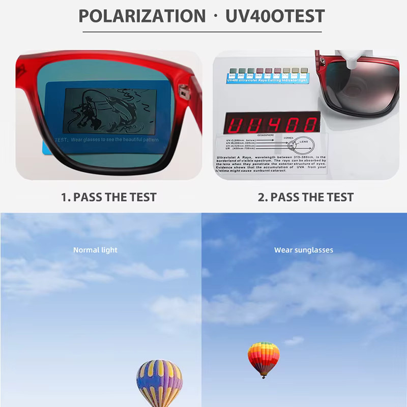 SEPFOX Sonnenbrille, Unisex, Vollrand, Kunststoff, polarisiert, verspiegelt - Bild 3