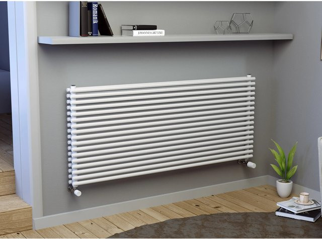 Ximax Raumheizkörper Gamba Slim Duplex in Weiß mit 1075 W Leistung, B: 100 cm, H: 61 cm - Bild 1