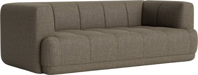 HAY Quilton 2 Sitzer Sofa mit Textilbezug in Quilting-Optik - Bild 1