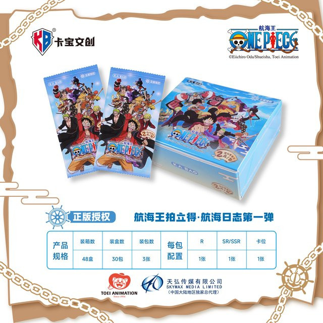 KABAO One Piece Polaroid Blind Box, Sammelkarten, Piraten - Bild 1
